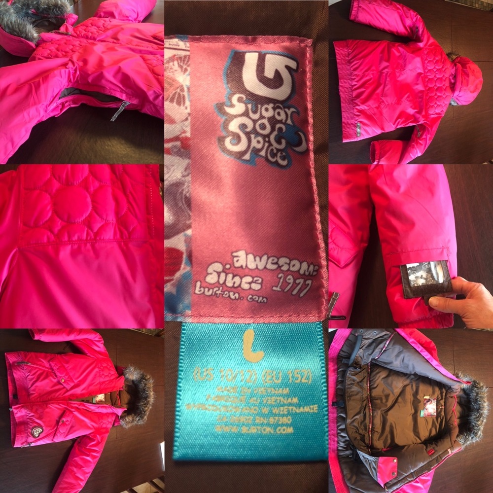 Girls Burton Coat Lg